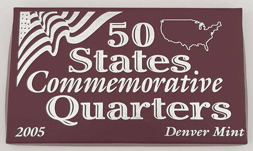 2005 USA 50 States Commemorative Quarters Denver Mint as per photo