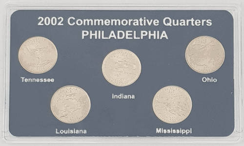 2002 USA 50 States Commemorative Quarters Philadelphia Mint as per photo