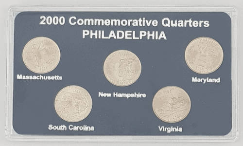 2000 USA 50 States Commemorative Quarters Philadelphia Mint as per photo