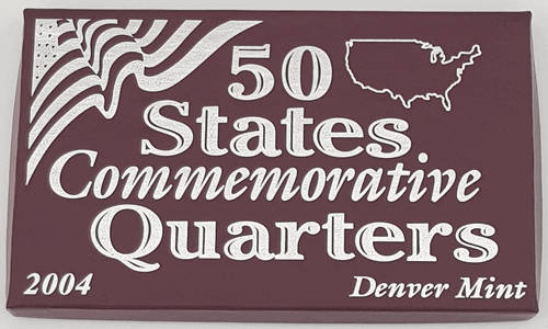 2004 USA 50 States Commemorative Quarters Denver Mint as per photo