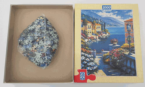 1000 Piece Schmid Sunlit Passage Puzzle as per photo