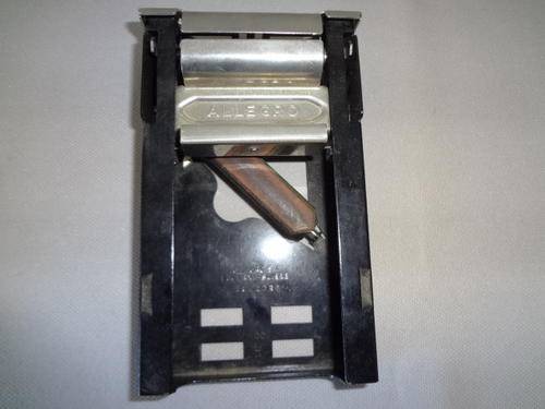 Allegro 3 face blade sharpener with 2 stones and a leather as per scan