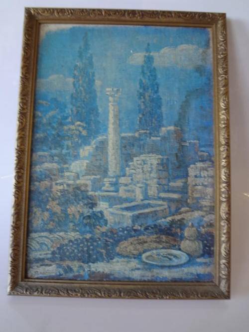 Painting,  old Greek print as per photo