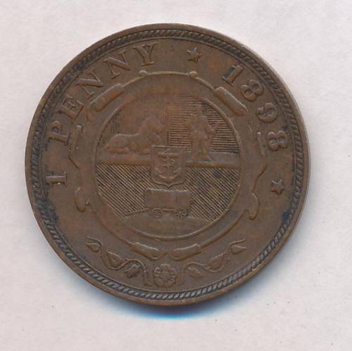 1898 Paul Kruger penny as per scan