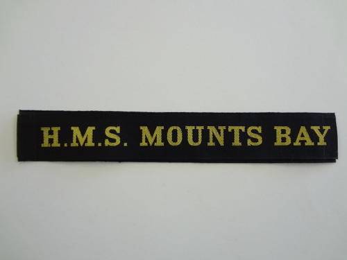 HMS Mounts Bay cap tally - 94cm - as per photo