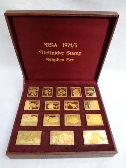 RSA Definitive Silver Stamp replica set in box - as per photo