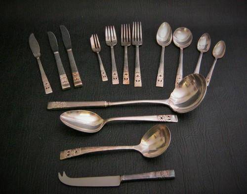 127 Piece Community Silver Plated Cutlery set - as per photo