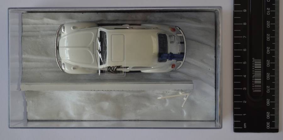 James Bond 007 Volkswagen Beetle - On Her Majesty`s Secret Service Model Car Scale 1:43 as per photo