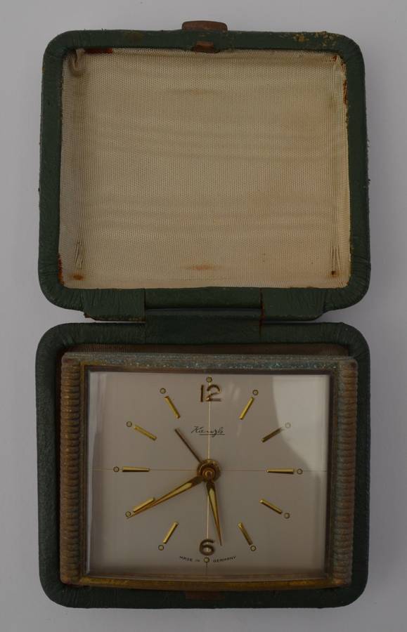 Kienzle Vintage Travel Alarm Clock, Working as per photo