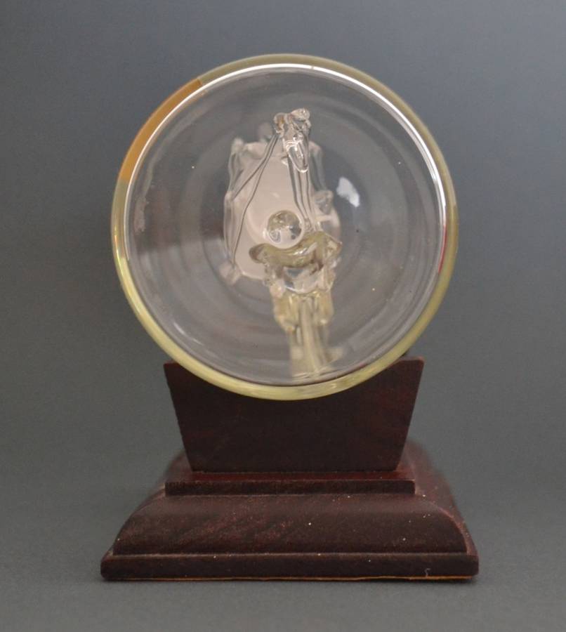 16th Century Mayflower Glass  Portugese Man-O-War Ship in Bottle as per photo