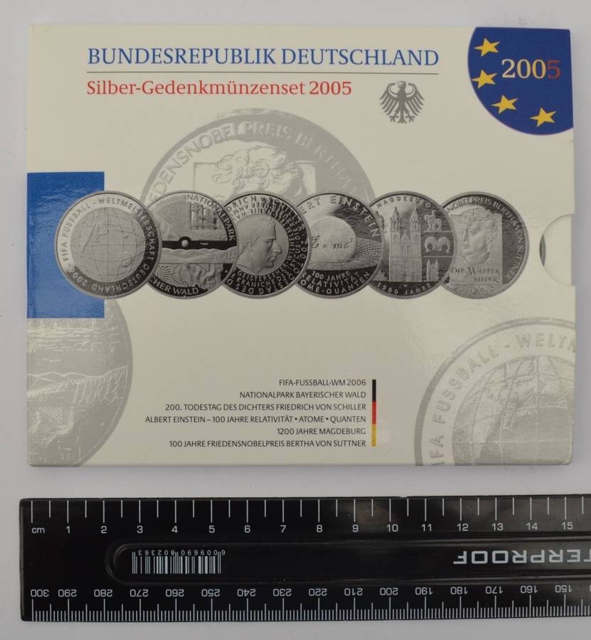 2005 German Silver Coin Set as per photo