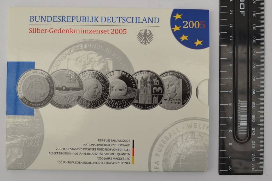 2005 German Silver Coin Set as per photo