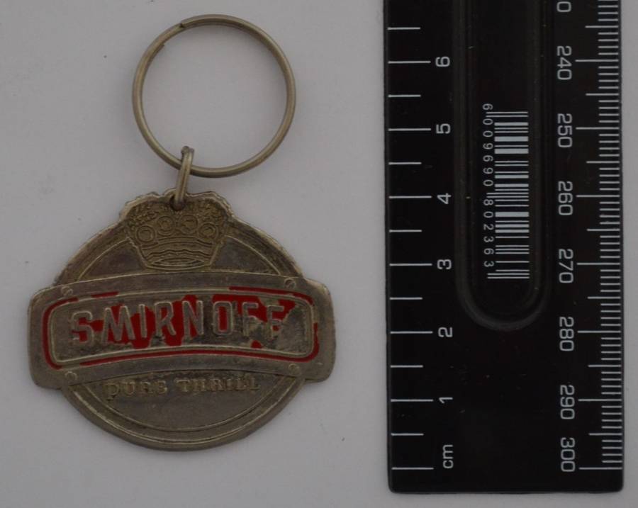Smirnoff keychain as per photo