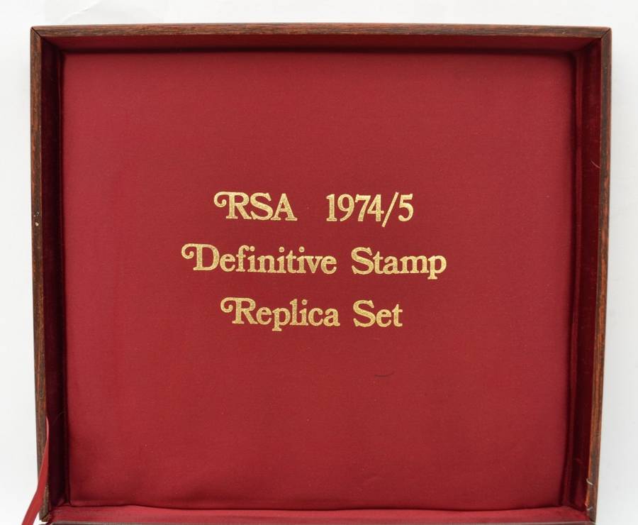 RSA 1974/5 Definitive Stamp Replica Set in Sterling Silver 530g