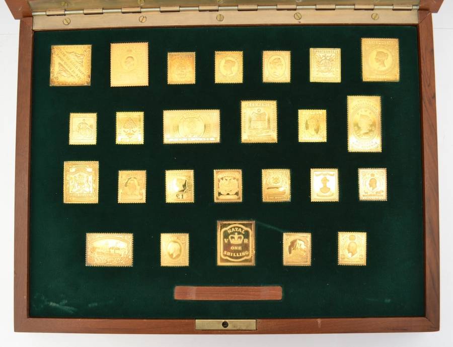 South African Heritage Stamp Collection in Sterling Silver total weight 347g as per photo