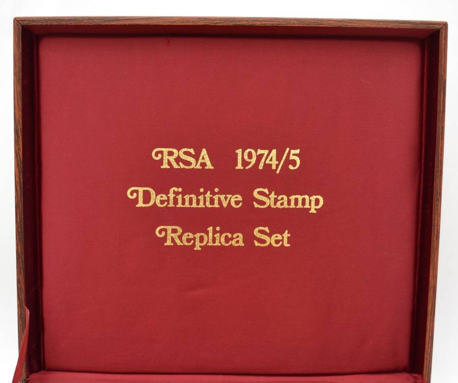 RSA 1974/5 Definitive Stamp Replica Set in Sterling Silver 530g