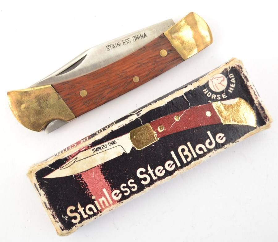 Stainless Steel Blade Pocket Knife as per photo