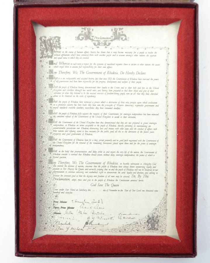 Rhodesian History Medallion Fine Silver weight 42g as per photo