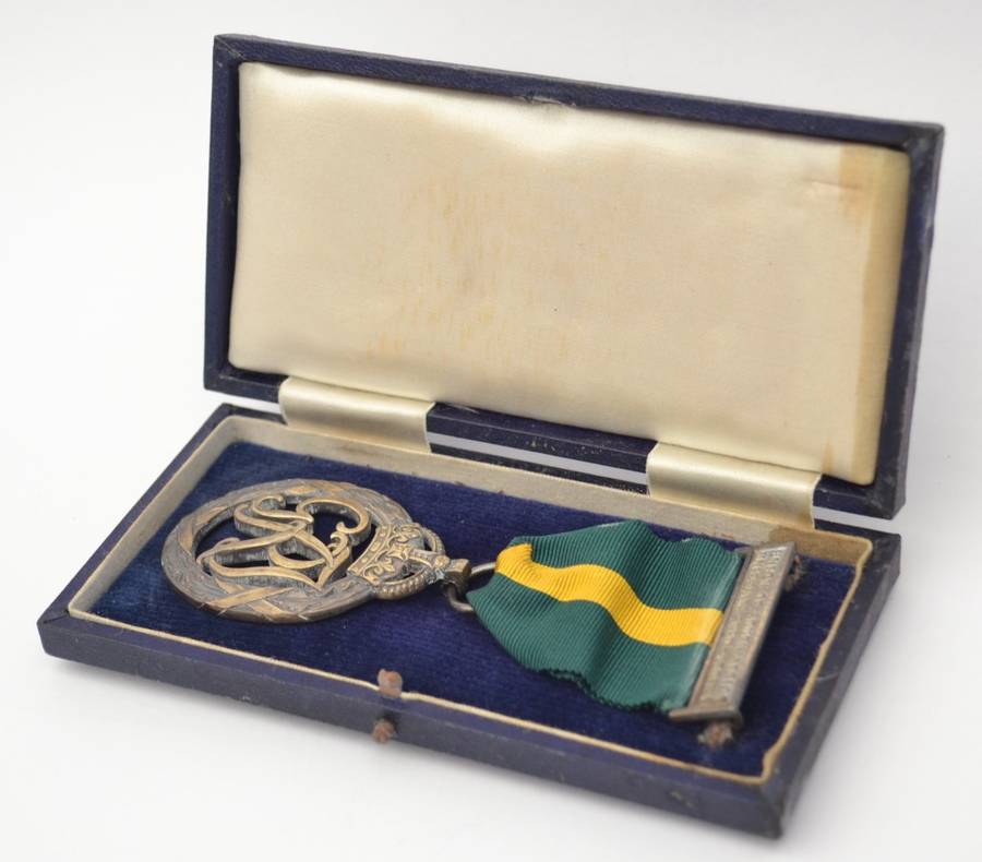 Union of South Africa Efficiency Medal issued to Kaptha Marals VSV as per photo