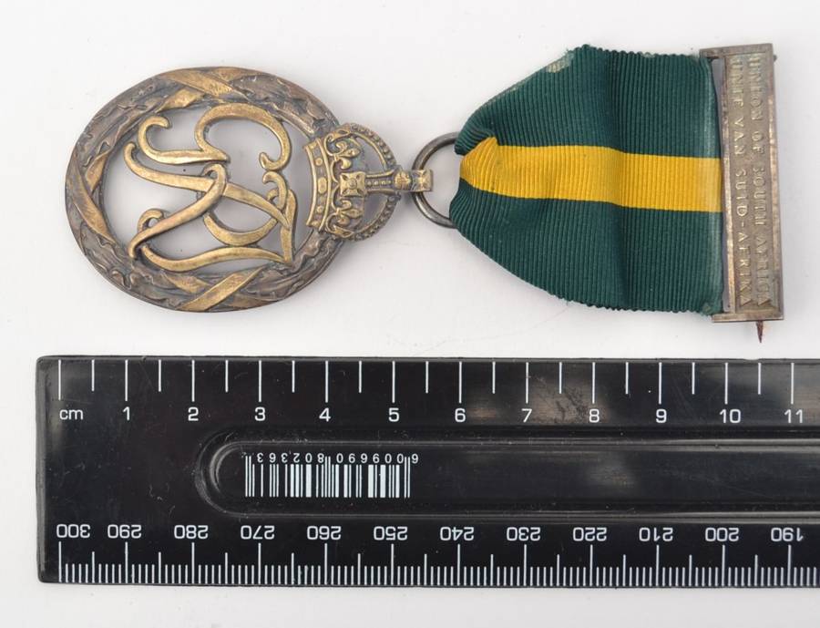 Union of South Africa Efficiency Medal issued to Kaptha Marals VSV as per photo