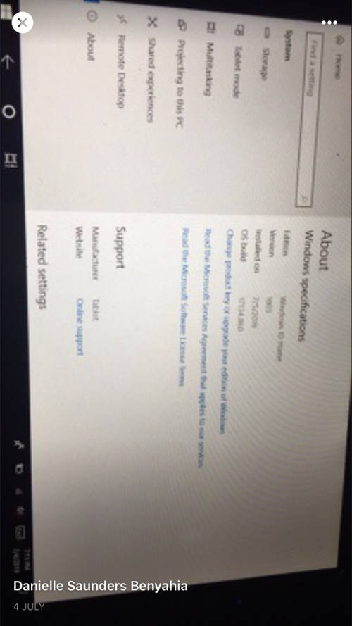 Windows 10 Tablet