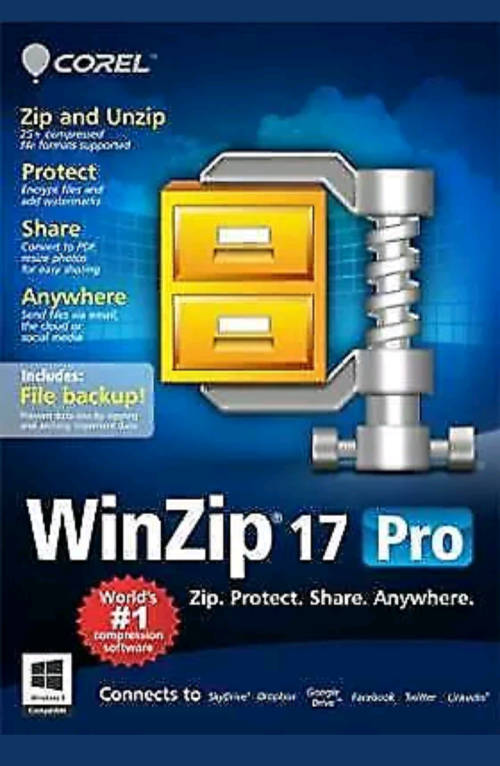 WinZip 17 Pro Full Version + license