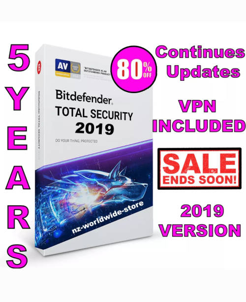 Bitdefender Total Security 2019|5Years|1 Device