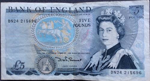 5 POUND BANKNOTE (ENGLAND)