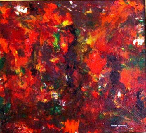 Hand painted by Brenda Swanepoel  600x660 mm