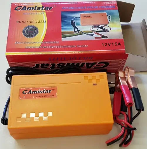 12v 15A Battery charger GAmistar Intelligent Pulse Charger 12 Volts 15 Amps