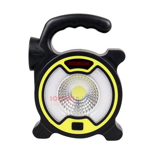 Ultra Powerful Portable Solar Rechargeable Multifunction COB LED Flood Light