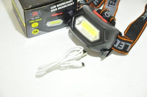 Rechargeable COB Headlamp LED Flashlight