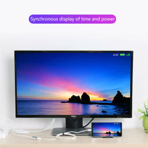 Connect Apple or Android phone Tablets to HDMI device TV or Monitor - Screen Mirror Screenshare