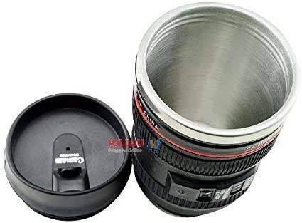 Camera Lens Cup Style EF 24-105 Coffee Tea Travel Mug Stainless Steel Lens Shaped Coffee Cup