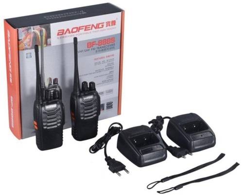 2 X Two Way Radio Hand Radio Set with 16 Channels Walkie Talkie VOX Long Range 1KM TO 5KM