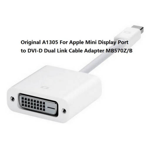 Apple Mini DisplayPort to DVI Adapter Model A1305 White