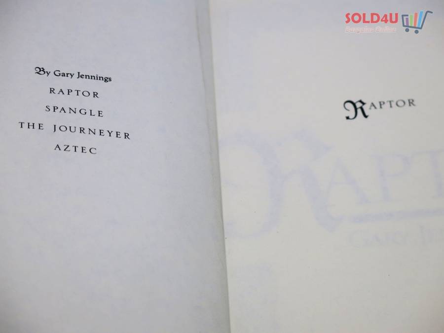 Raptor by Gary Jennings - 980 Pages