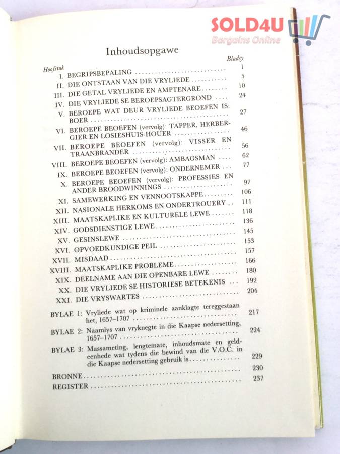 Die vryliede en vryswartes in die Kaapse nedersetting, 1657-1707 (Historiese Publikasie-Vereniging)