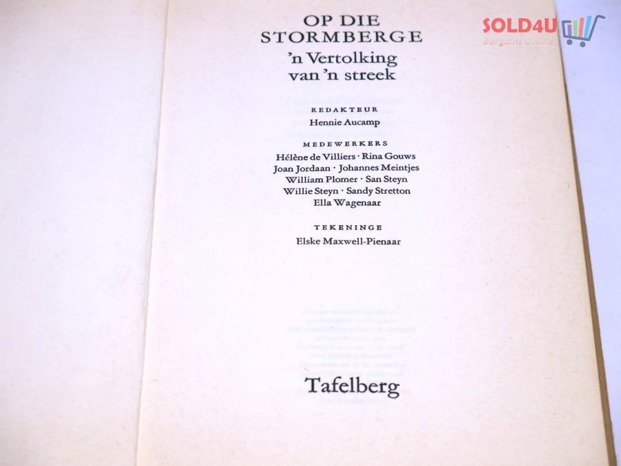 Op Die Stormberge : `n vertolking van `n streek Aucamp, Hennie