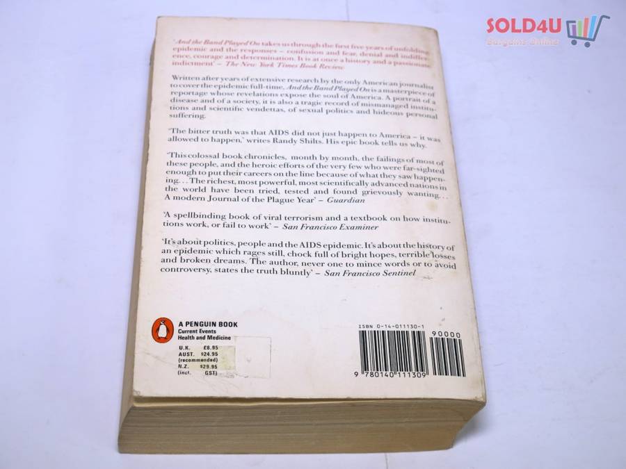 And the Band Played On Politics, People, and the AIDS Epidemic Author: Randy Shilts