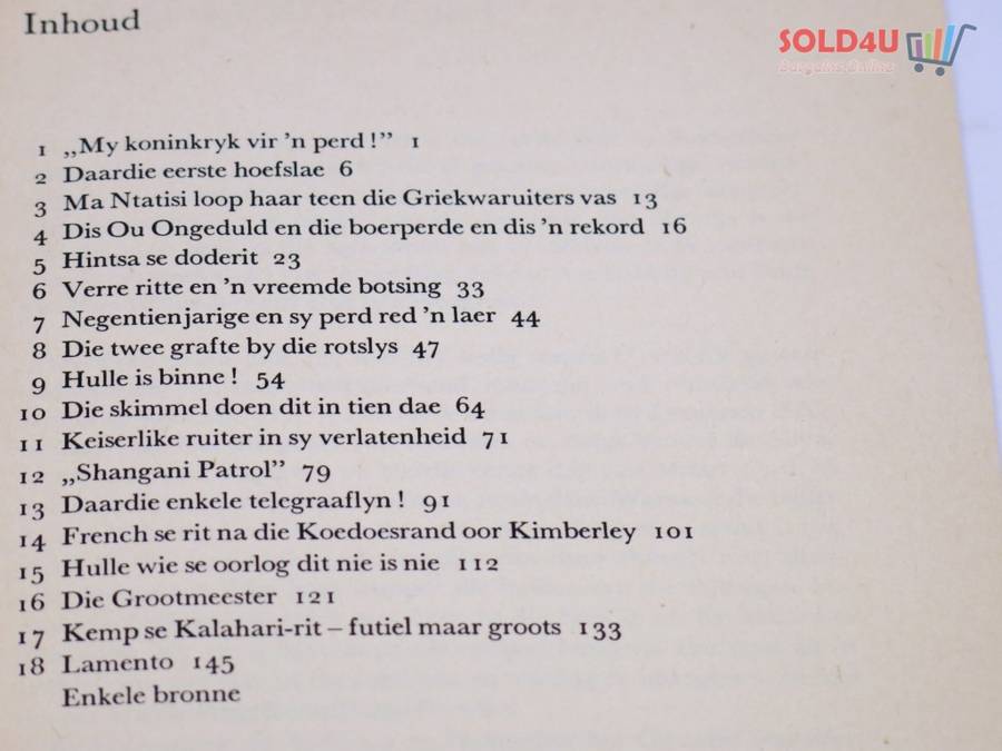 Hoefslae Afrikaans Book by C.J. Scheepers Strydom
