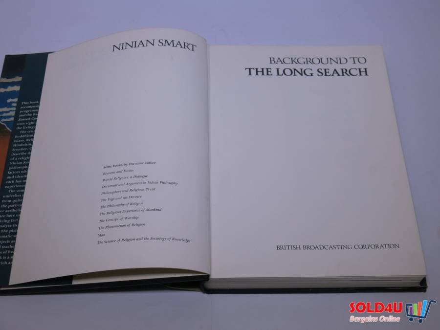 Background to The long search Hardcover Book  1977 - Ninian Smart