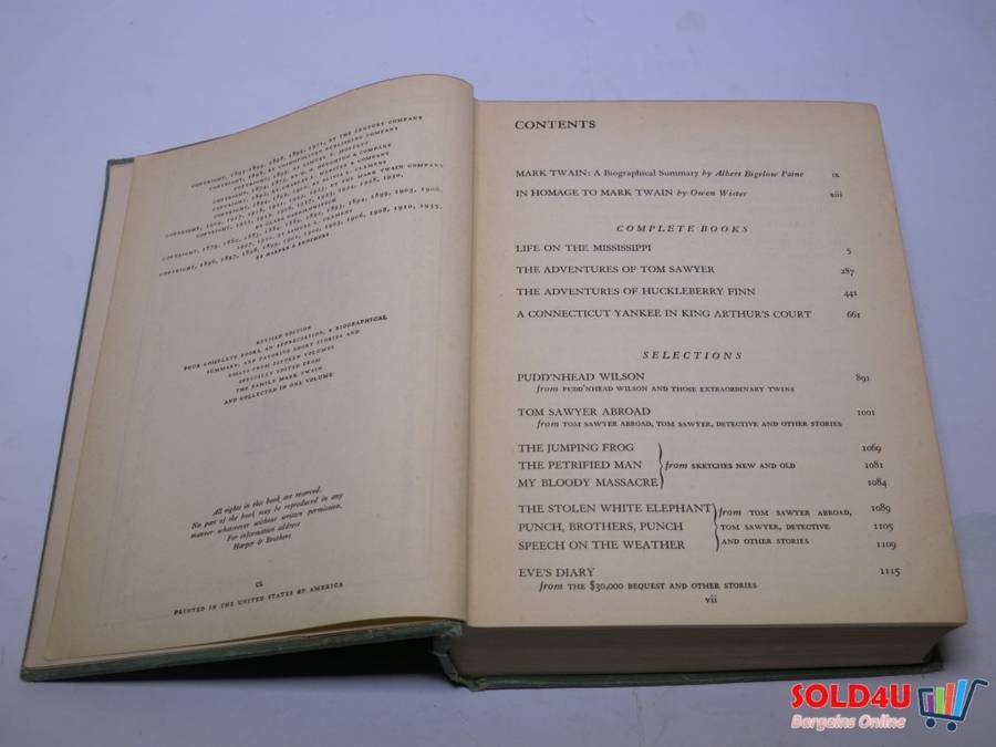 The Favorite Works of Mark Twain 1939 Garden City Deluxe Edition