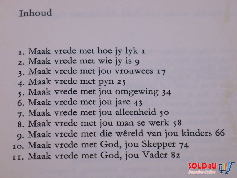 Maak Vrede met-I.L.de Villiers