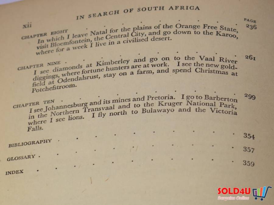 In Search of South Africa  H.V.Morton- 1948