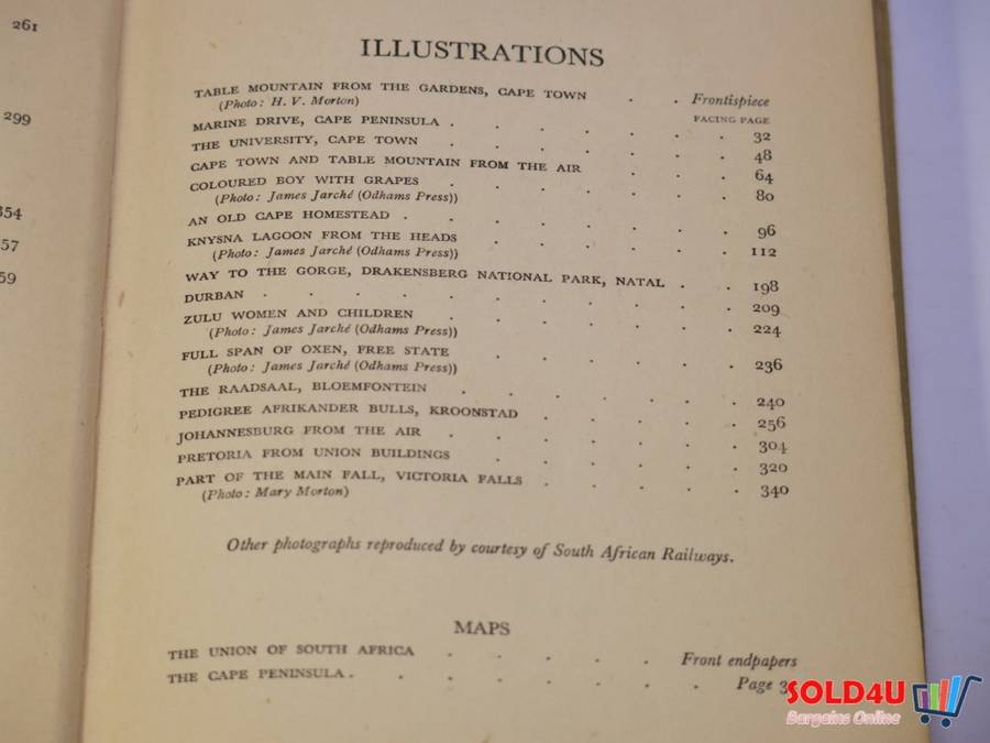 In Search of South Africa  H.V.Morton- 1948