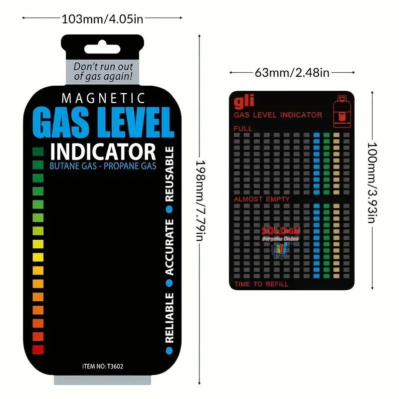 Gas bottle level indicator magnetic gas level indicator Propane And Butane LPG Fuel Container