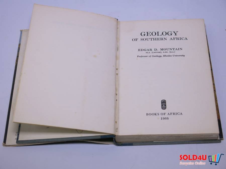 Geology of Southern Africa - Edgar D.Mountain
