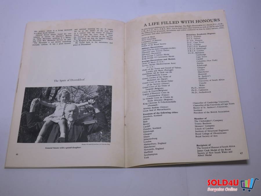 One Man in his Time - A Pictorial review of The Life of Jan Christian Smuts by Phyllis Scarnell Lean