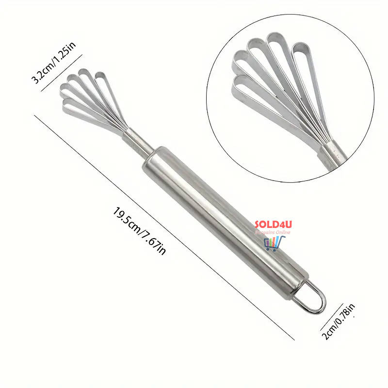 Coconut Grater, Fish Scaler Remover Multi-Purpose Stainless Steel Kitchen Tool
